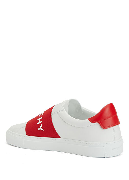 Urban Street Kırmızı Beyaz Kadın Deri Sneaker - Görsel 4