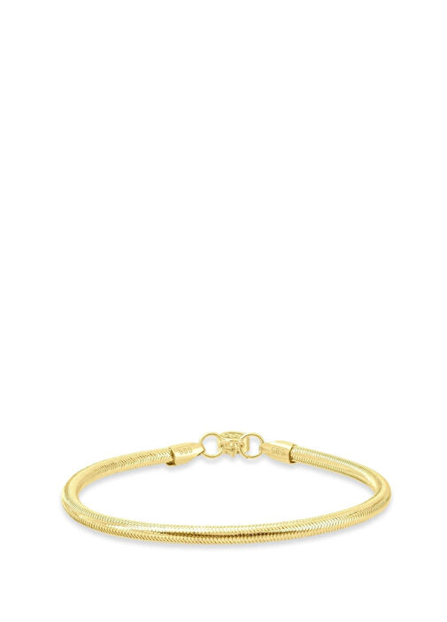 Esnek 14 Ayar Altın Kadın Bileklik