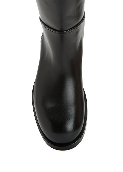Siyah Kadın Deri Çizme - Görsel 5