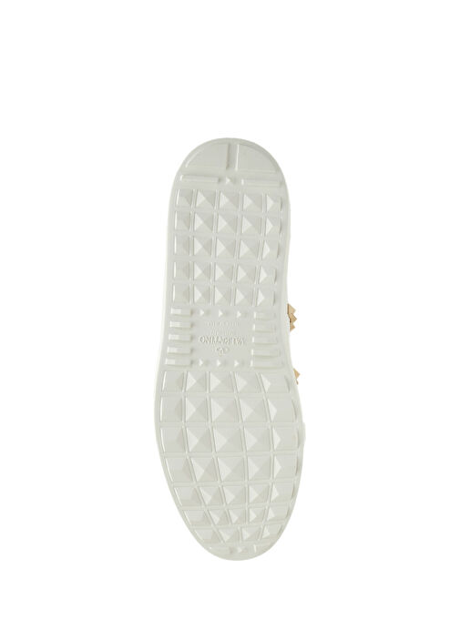 Valentino Garavani Beyaz Valentino Garavani Rockstud Kadın Deri Sneaker