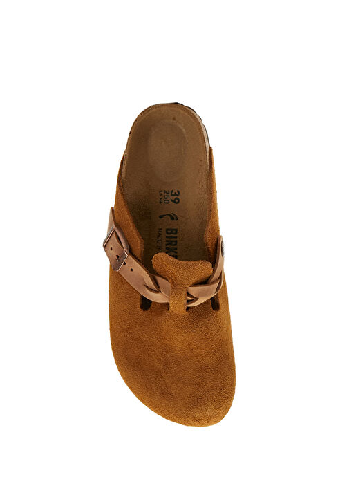 Boston VL Braided Taba Kadın Süet Terlik - Görsel 5