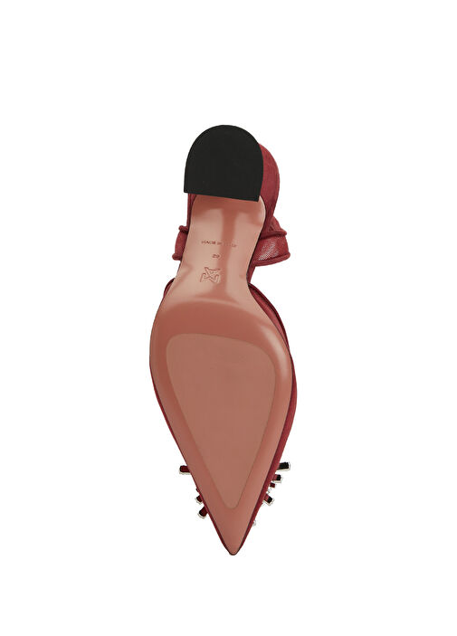 Begum Bordo Topuklu Ayakkabı - Görsel 6