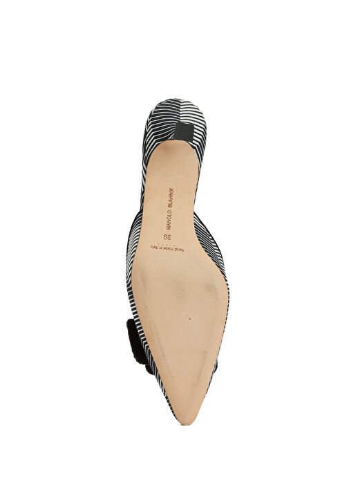 Manola Blahnik Topuklu Terlik - Görsel 6