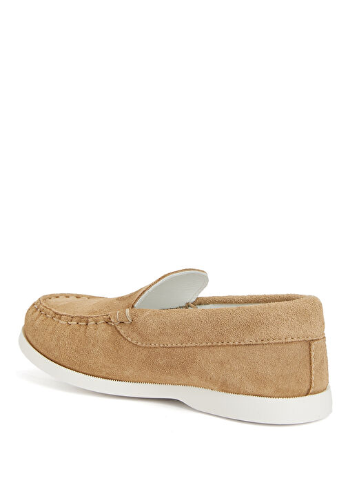 Bej Erkek Bebek Süet Loafer - Görsel 4