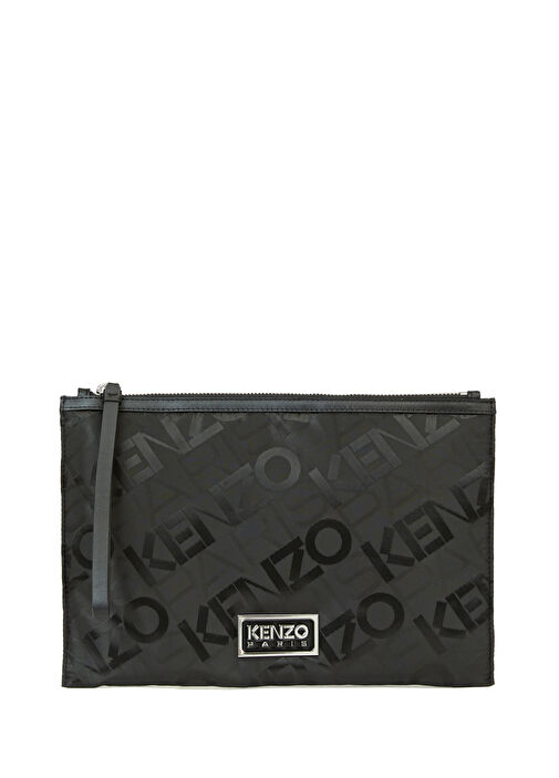 Black Kenzo Black Men Black Logo Pattern Men S Clutch 1547746 Beymen