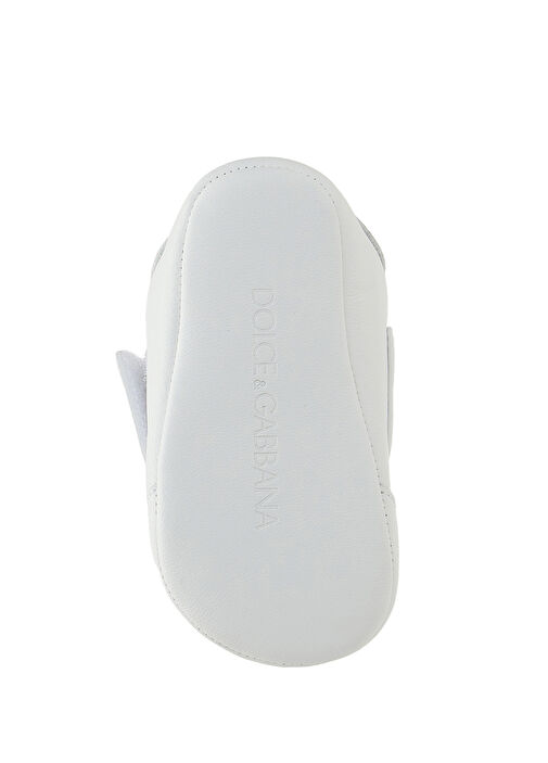 Beyaz Erkek Bebek Deri Sneaker - Görsel 6