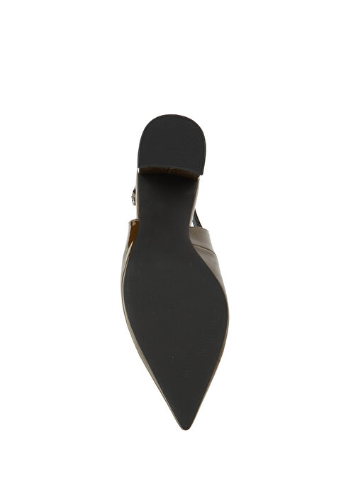 Haki Bantlı Topuklu Ayakkabı - Görsel 6