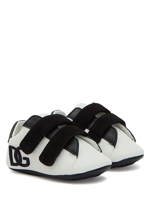 Beyaz Siyah Erkek Bebek Sneaker - Görsel 3