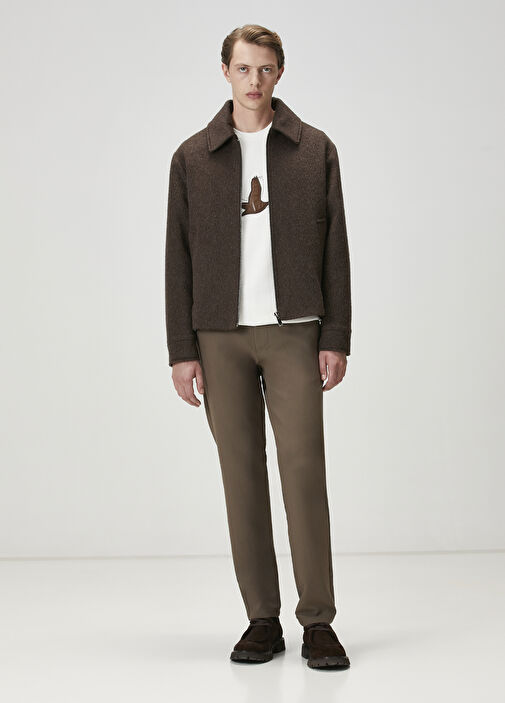 Beymen Club Kırık Beyaz Erkek Kırık Beyaz Logo Detaylı Uzun Kollu