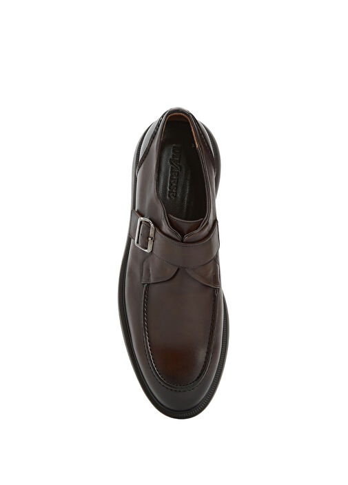 Kahverengi Erkek Deri Ayakkabı - Görsel 5