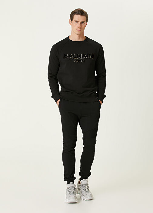 Black Balmain Black Men Black Jogger Tracksuit 1523095 Beymen