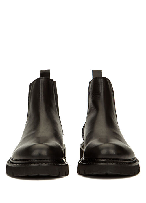 Siyah Erkek Deri Bot - Görsel 4