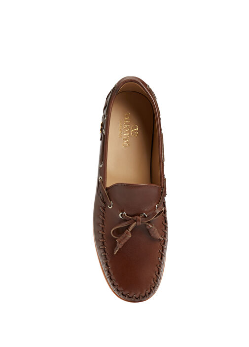 Kahverengi Erkek Deri Loafer - Görsel 5