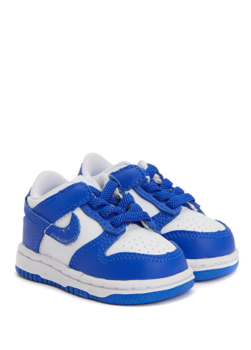 Dunk Beyaz Unisex Çocuk Deri Sneaker - Görsel 3