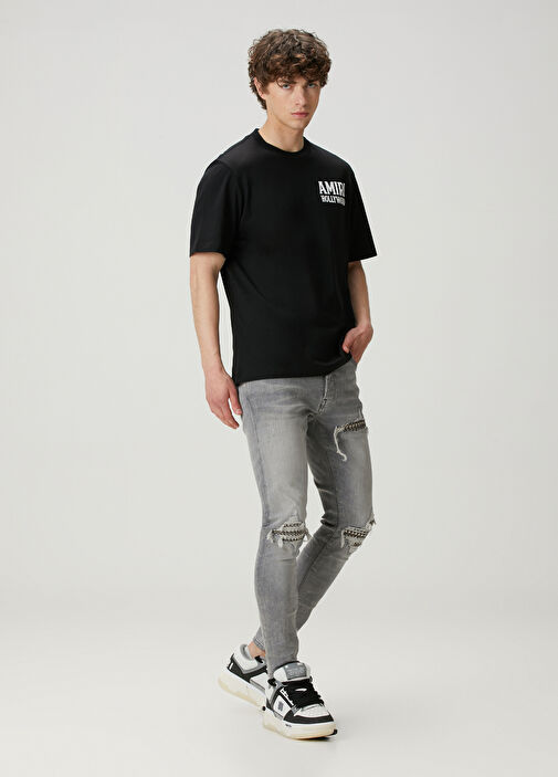 AMIRI♦JAZZ WOLF クルーネックTシャツ シンプルお洒落♪ AMIRI Jazz Wolf T-shirt | Black | FARFETCH