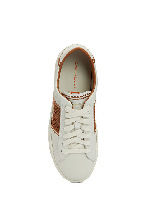 Beyaz Kadın Sneaker - Görsel 5