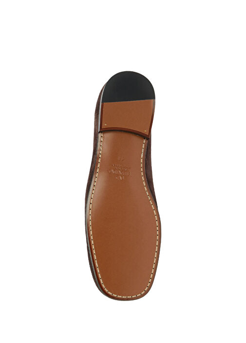 Valentino Garavani Kahverengi Valentino Garavani Süet Erkek Loafer