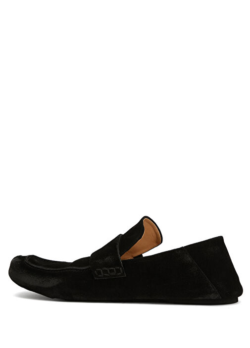 Siyah Erkek Süet Loafer - Görsel 4