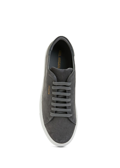 Beyaz Gri Erkek Süet Sneaker - Görsel 5