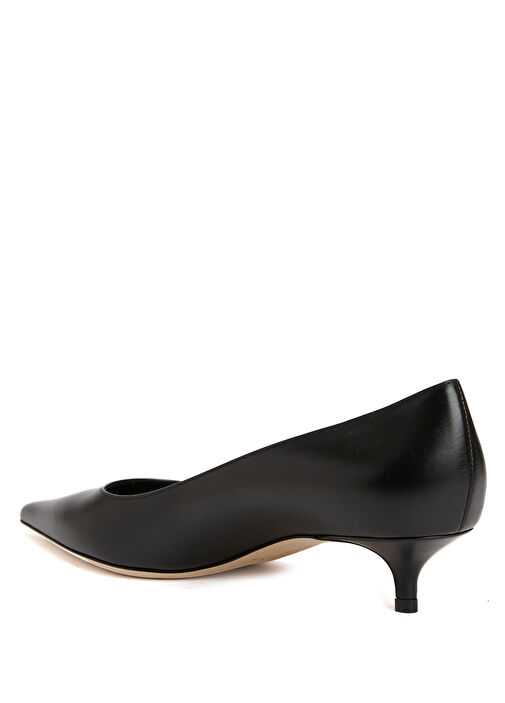 Amelia Siyah Deri Topuklu Ayakkabı - Görsel 4