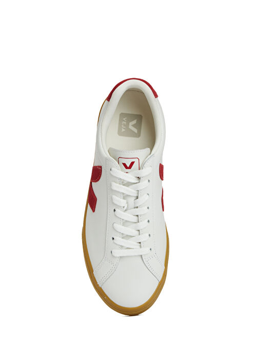 Esplar Beyaz Kadın Deri Sneaker - Görsel 5