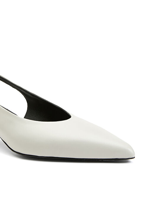 Divarese Divarese Krem Deri Topuklu Ayakkabı Babet | Beymen Krem - 7. görsel