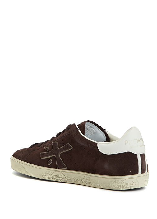 Steven Kahverengi Erkek Deri Sneaker - Görsel 4