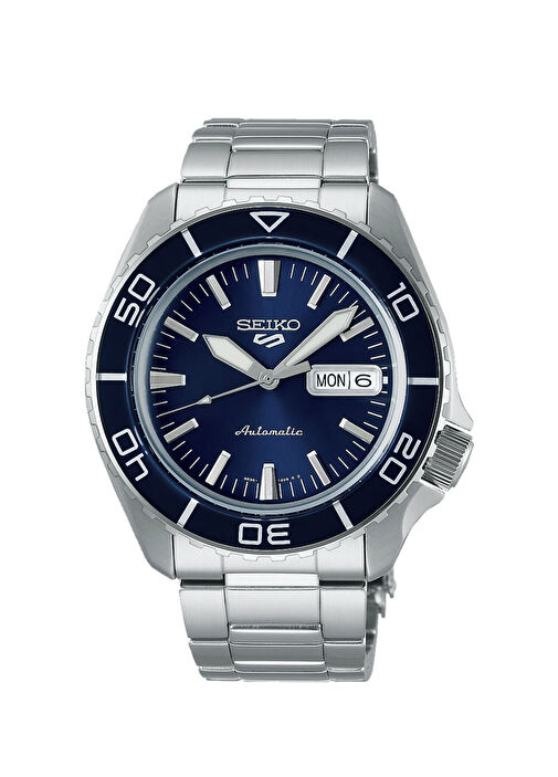Seiko Metalik Gri Erkek 5 S5-SRPK97K Metalik Gri Çelik Erkek Kol