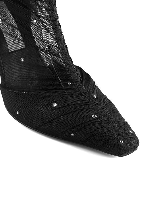 Lotta Siyah Taş İşlemeli Kadın Bot - Görsel 5