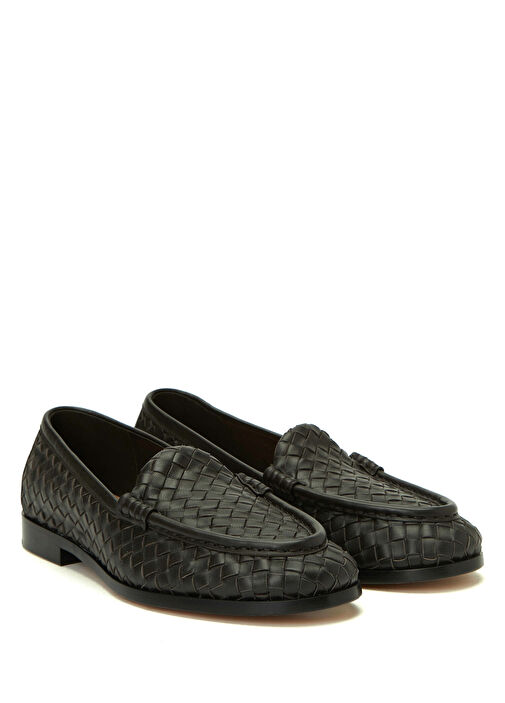 Bottega Veneta Kahverengi Bottega Veneta Deri Kadın Loafer