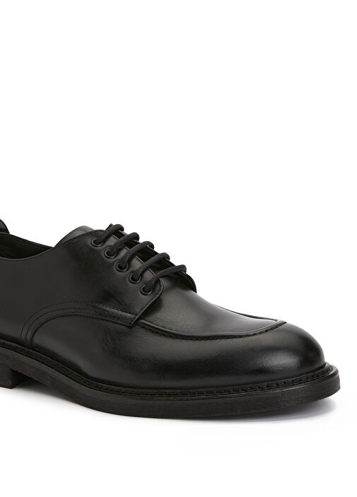 Siyah Erkek Deri Ayakkabı - Görsel 7