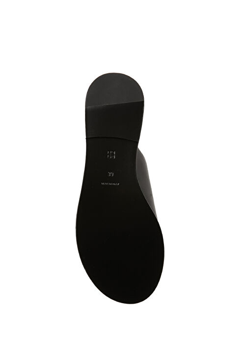 Siyah Kadın Deri Terlik - Görsel 6