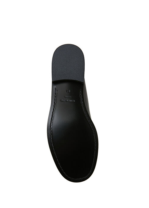 Siyah Kadın Deri Loafer - Görsel 6