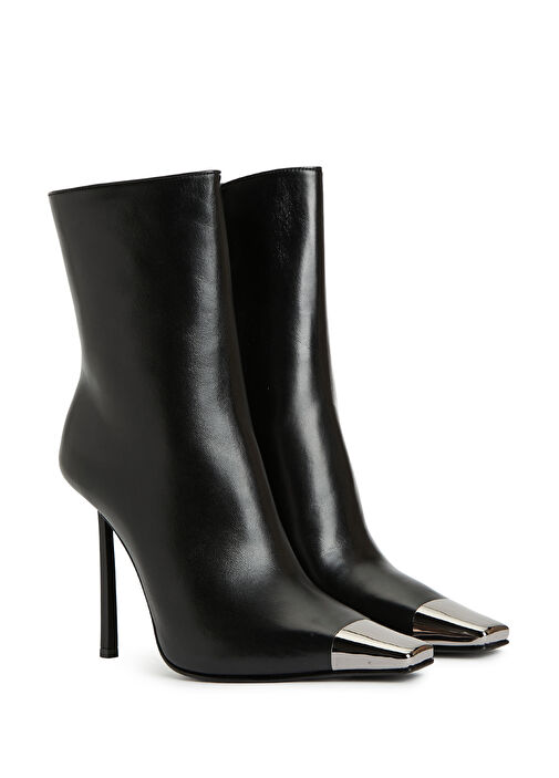 Siyah Kadın Deri Bot - Görsel 3