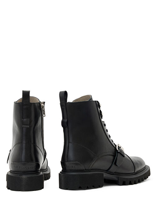 Tori Siyah Kemer Detaylı Deri Bot - Görsel 4