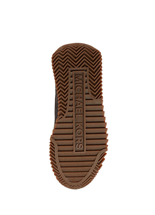 Rhodes Koyu Kahverengi Kadın Süet Sneaker - Görsel 6