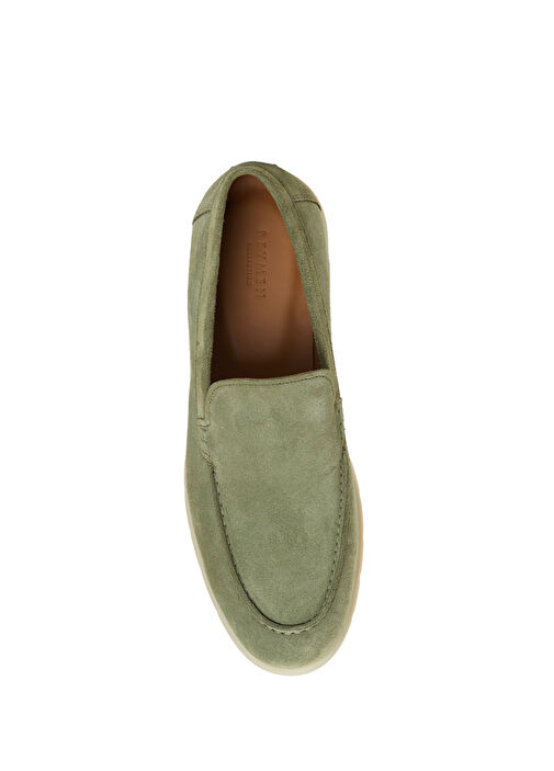 Haki Erkek Süet Loafer - Görsel 5