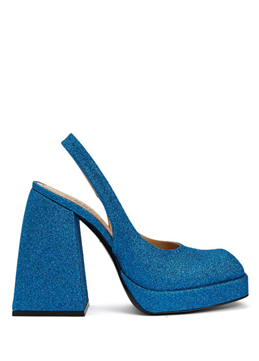 Bulla Jill Mavi Topuklu Ayakkabı - Görsel 3
