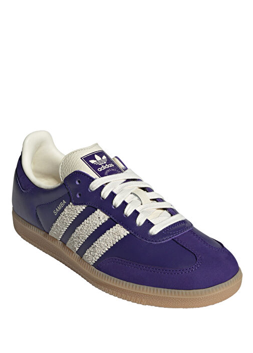 Samba Mor Beyaz Erkek Sneaker - Görsel 3