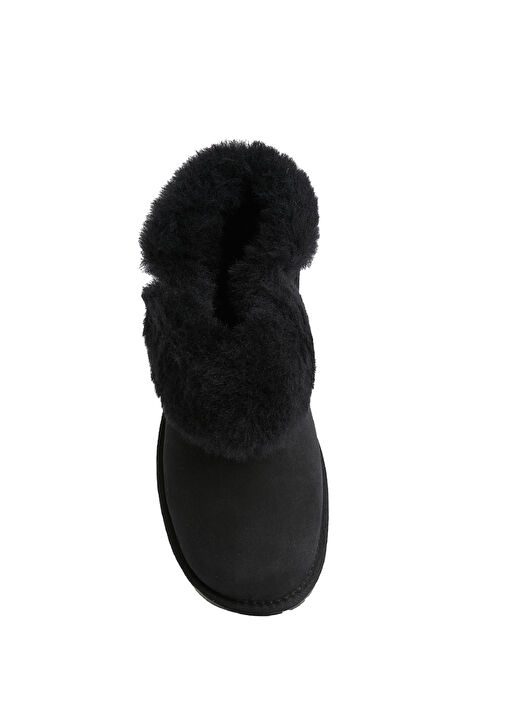 Platinum Mintaro Siyah Kadın Shearling Bot - Görsel 5