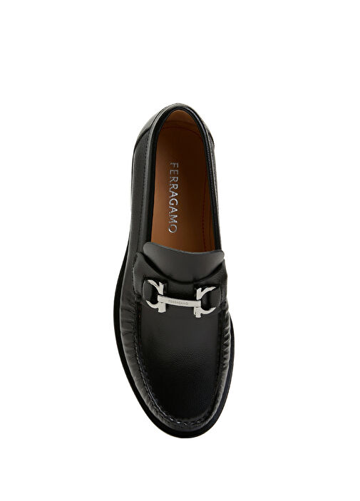 Siyah Erkek Deri Loafer - Görsel 5