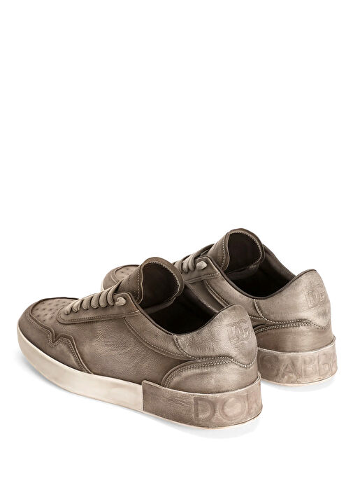 Portofino Gri Erkek Deri Sneaker - Görsel 4