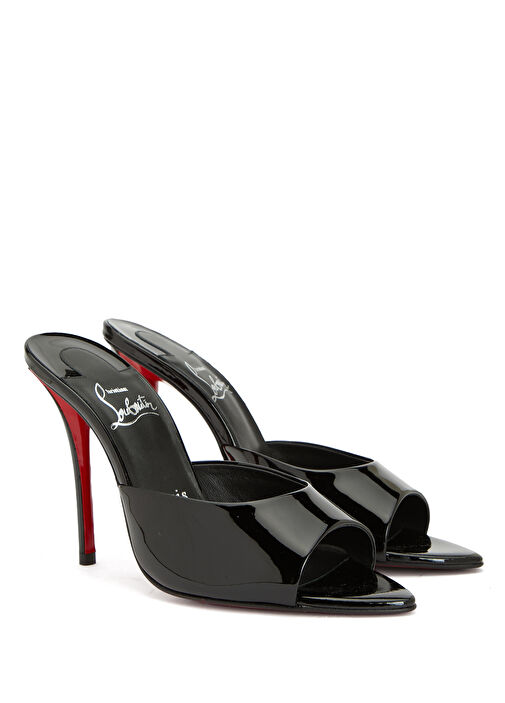 Miss Z Siyah Kadın Deri Terlik - Görsel 3