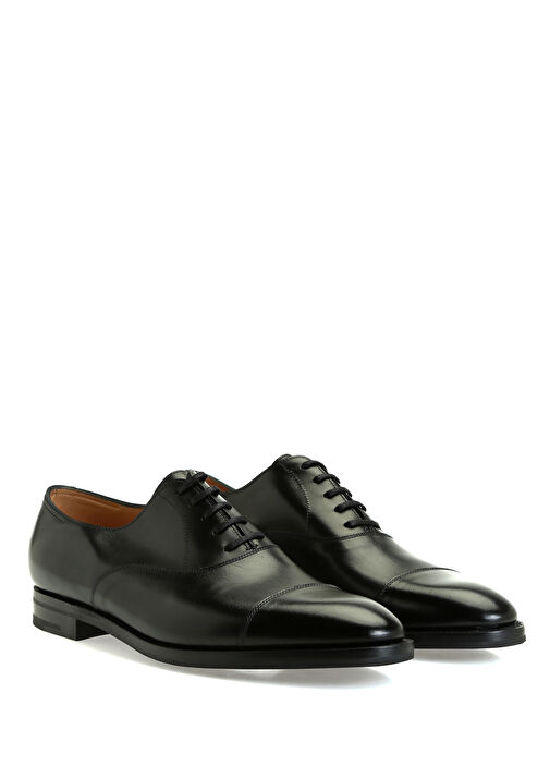 City II Siyah Erkek Deri Ayakkabı - Görsel 3