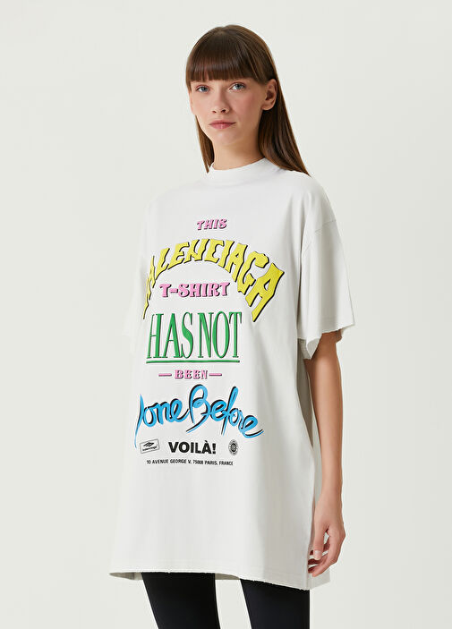 Balenciaga - Not Been Done Oversized White T-Shirt