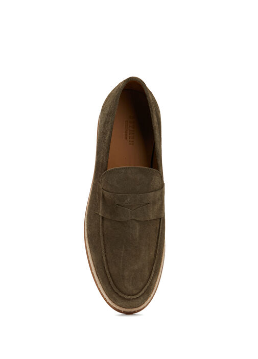 Haki Erkek Süet Loafer - Görsel 5