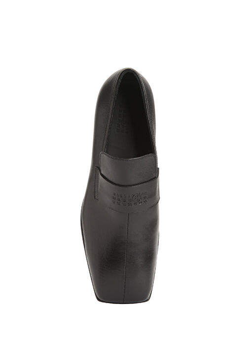 Siyah Erkek Deri Loafer - Görsel 5