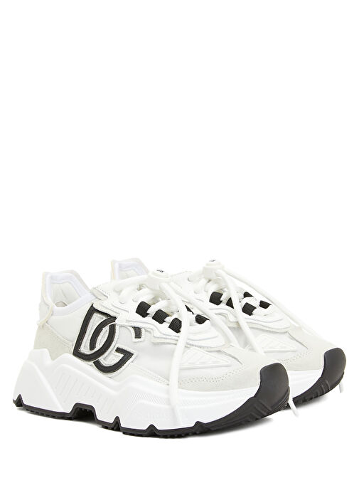Daymaster Beyaz Kadın Deri Sneaker - Görsel 3