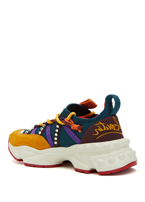 Trailnrun Colorblocked Kadın Deri Sneaker - Görsel 4