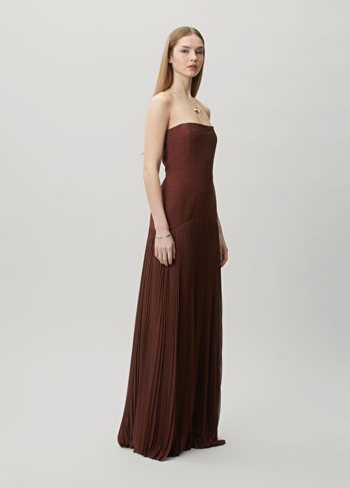 alexis sunniva dress Pink Size XS - Passion Hidden back zip closure Alexis - Sunniva Brown Maxi